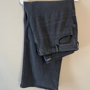 Old Navy Women’s Dark Gray wide leg Jeans